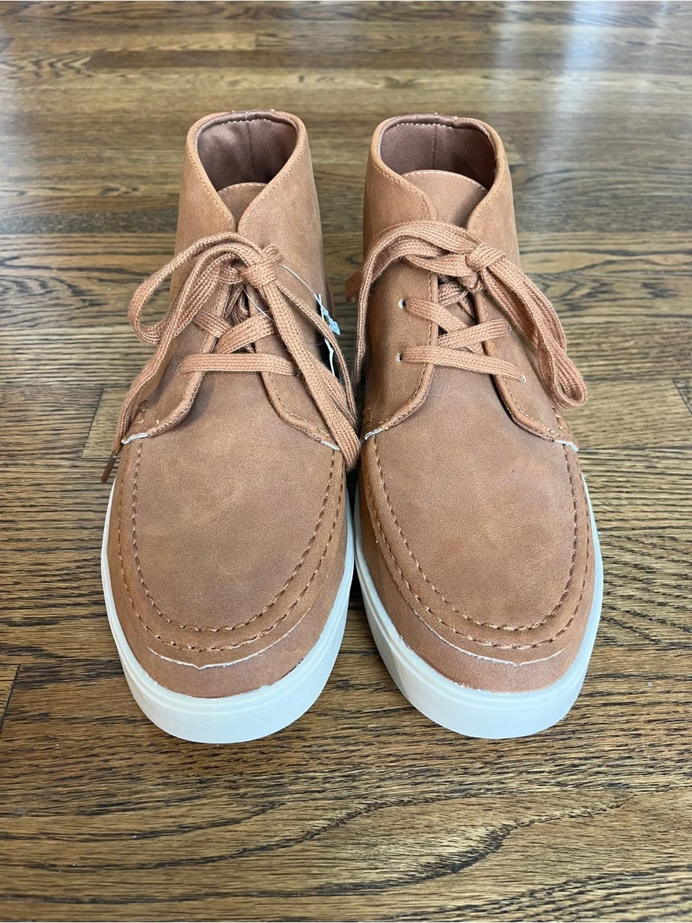 Men's Mossimo Supply Co. Faux Suede Vegan Leather Chukka Sneaker Boot in Brown